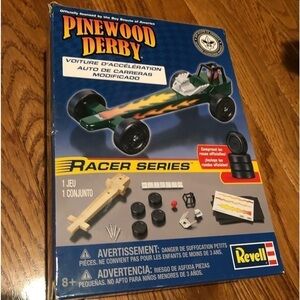 PINEWOOD Derby Car "Dragster" Racer Series Revell Boy Scouts, New
